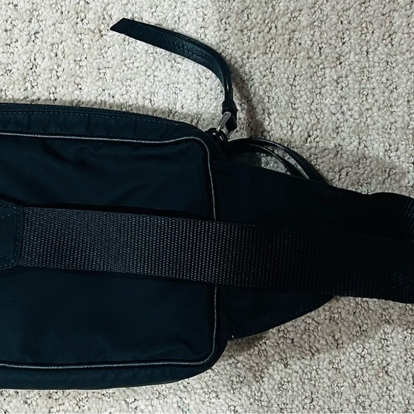Prada Nylon Triangle Logo Plate Cross Body Waist Bag - Picture 7 of 15